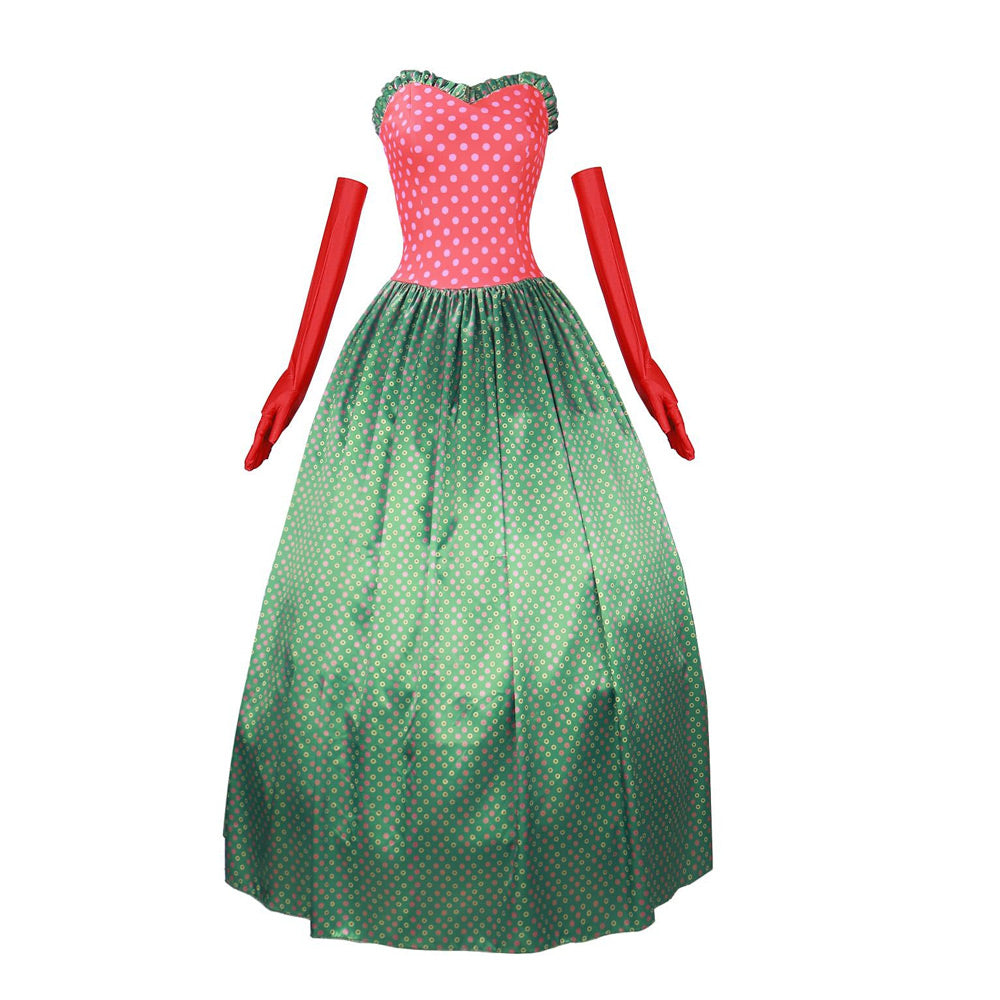 Martha May Whovier Plus Size Christmas Costume with Gloves