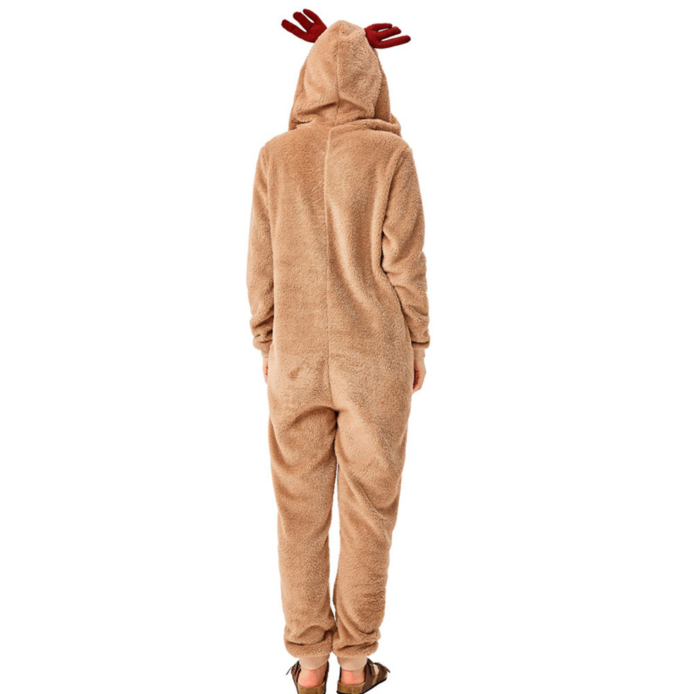 Women's Deer Onesie Costume - Reindeer