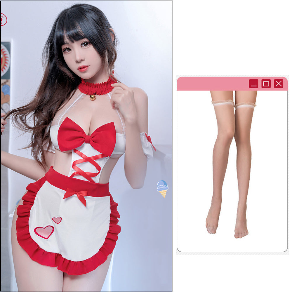 Amorino Irresistible Maid Lingerie Set