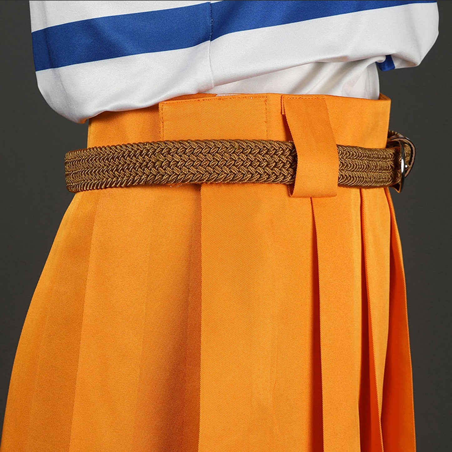 Adult Nami Cosplay Outfit Striped Skirt