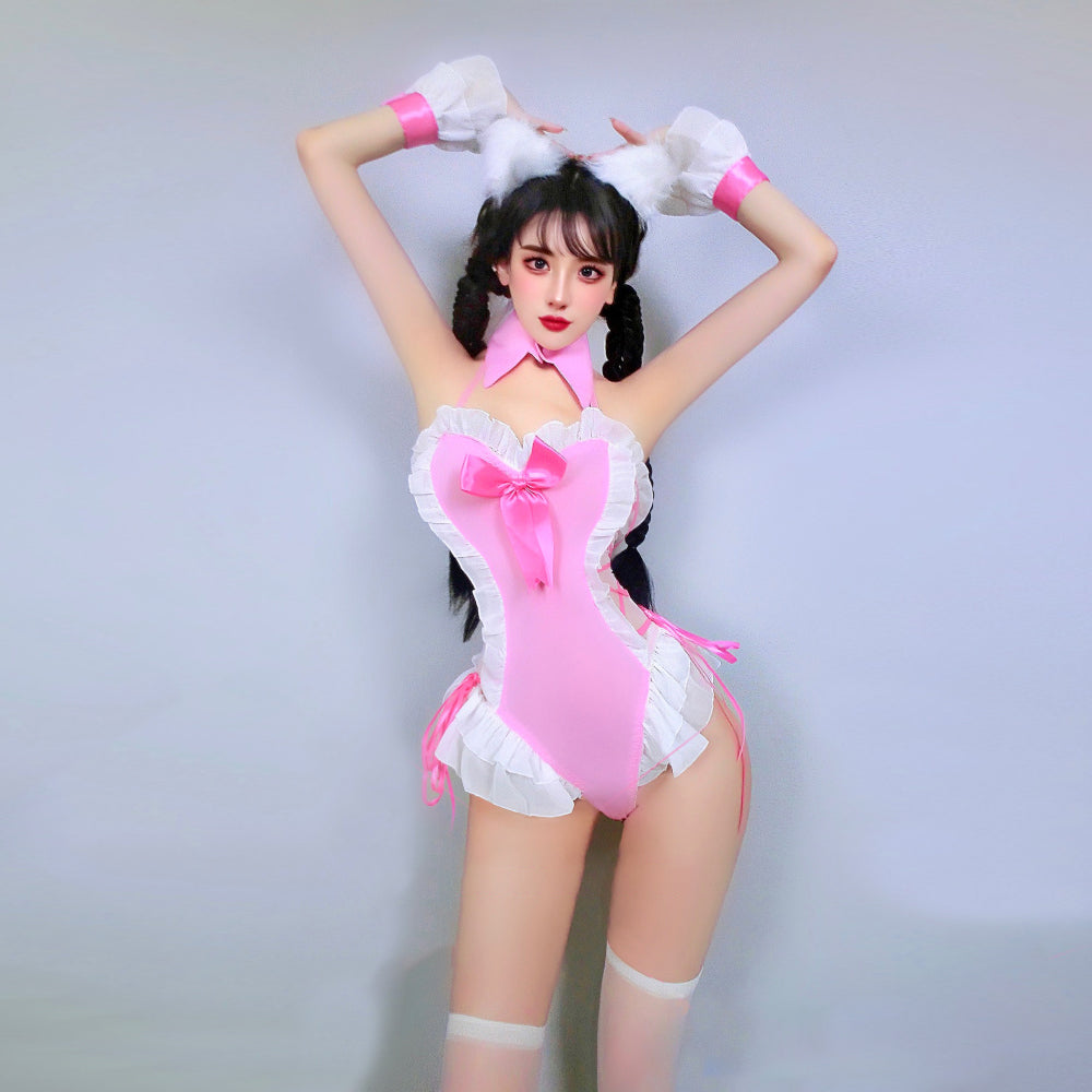 Cuddly Cat Cosplay Bodysuit