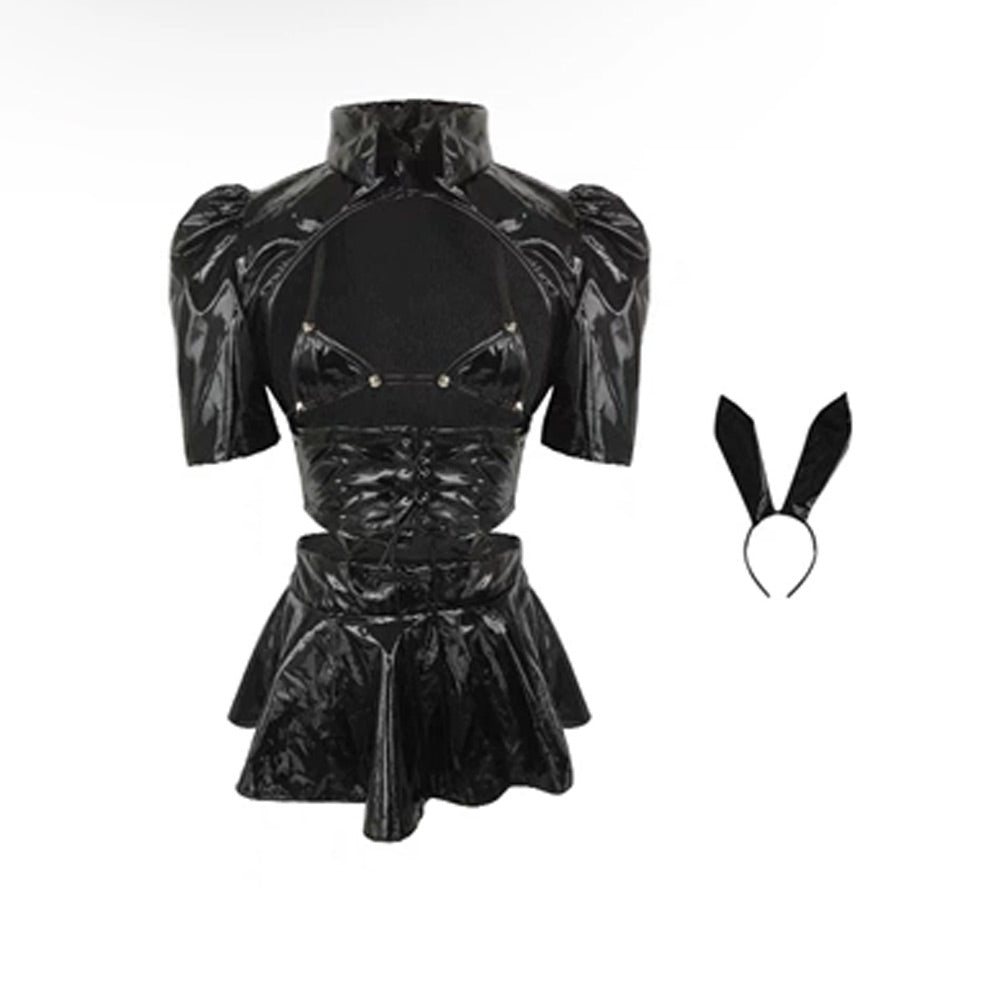 Bunny Leather Cosplay Outfit