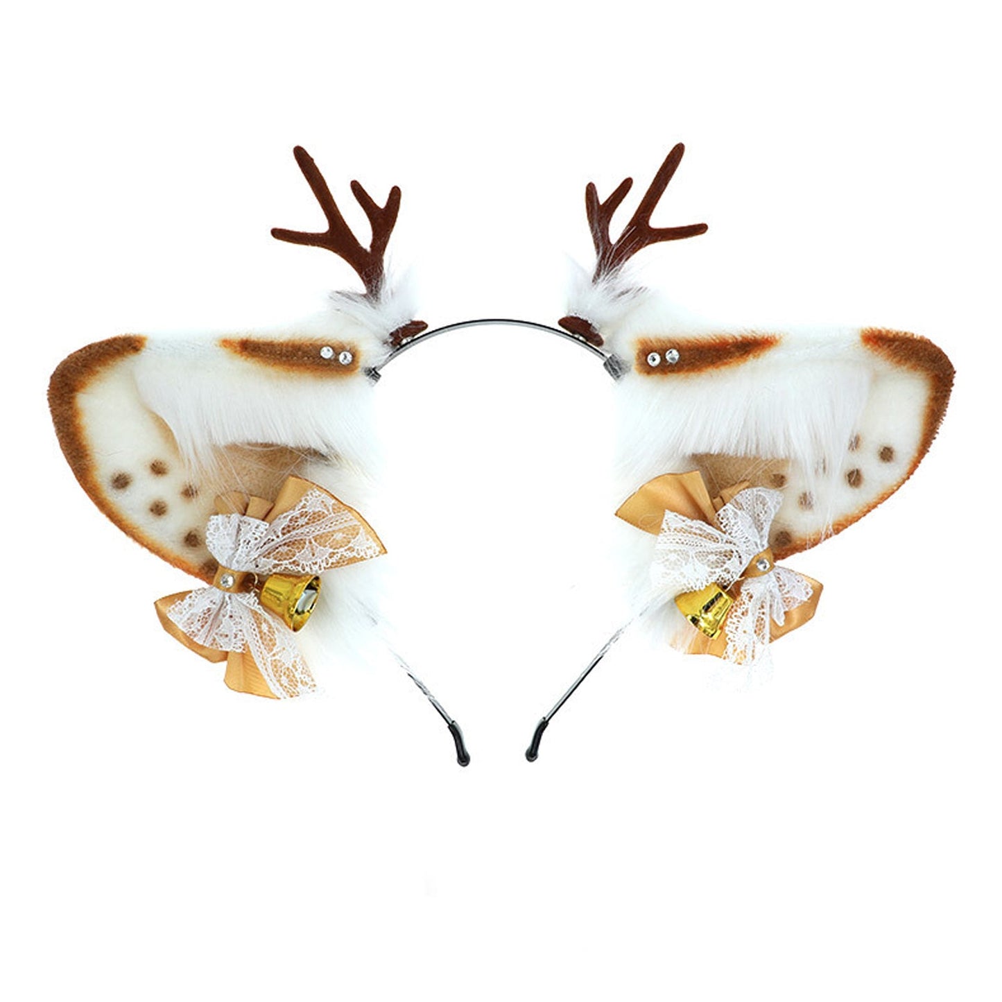 Plush Elk Hair Hoop: Christmas