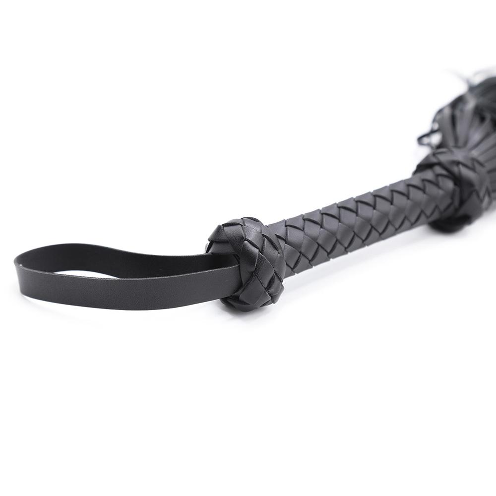 Faux Leather Riding Crop: Whip Cosplay Accessory