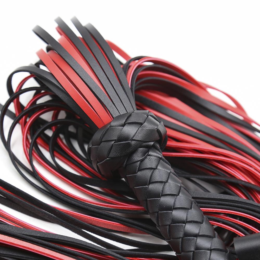 Faux Leather Riding Crop: Whip Cosplay Accessory