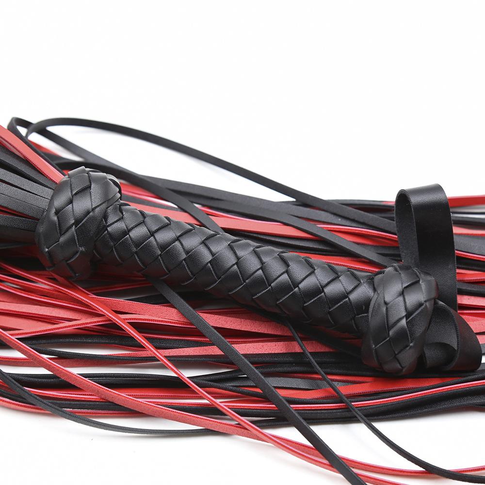 Faux Leather Riding Crop: Whip Cosplay Accessory