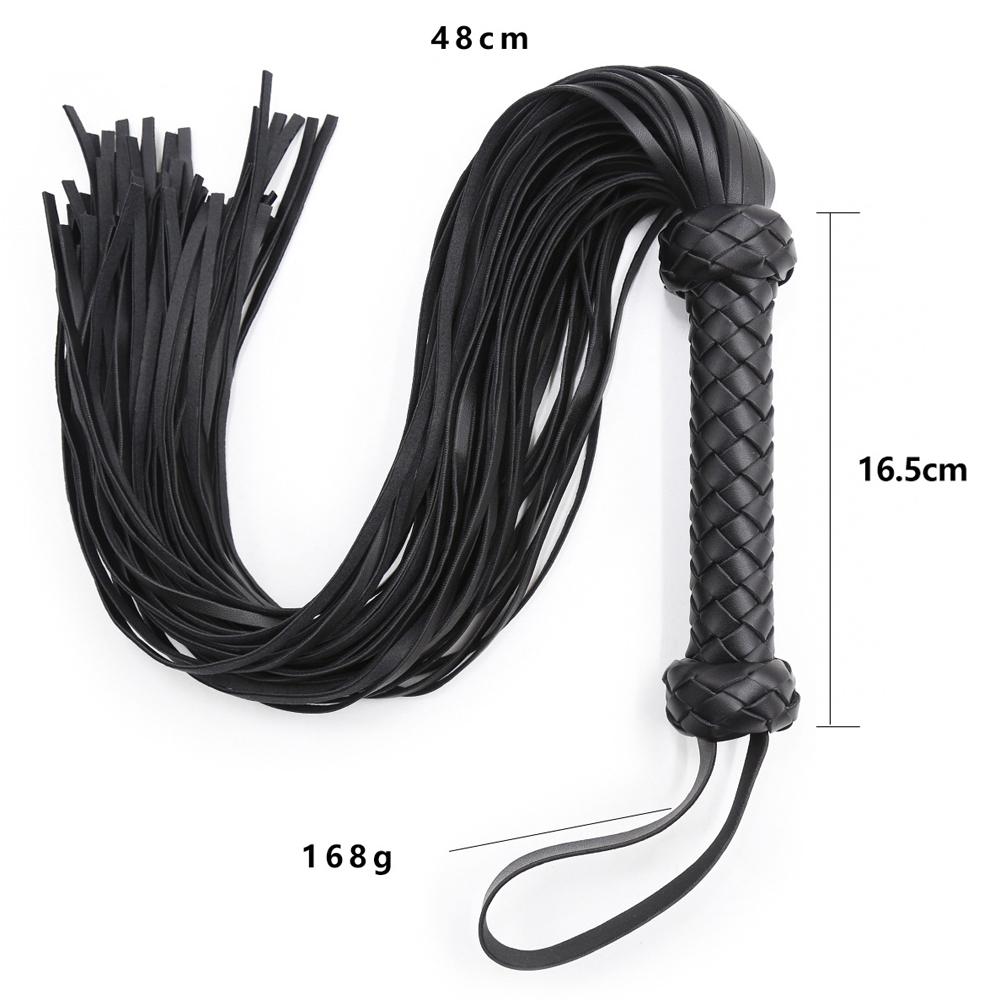 Faux Leather Riding Crop: Whip Cosplay Accessory