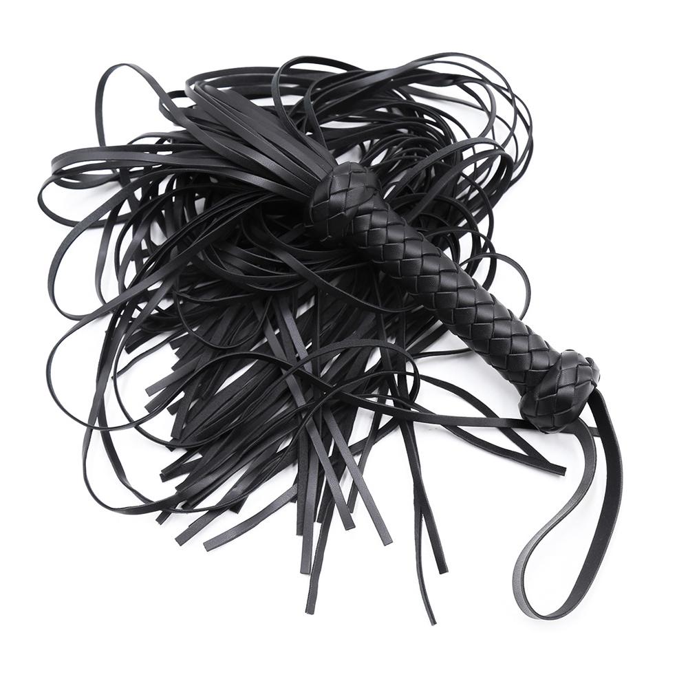 Faux Leather Riding Crop: Whip Cosplay Accessory