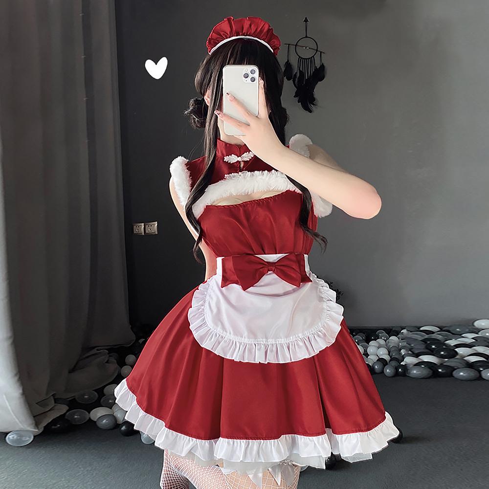 Daring Elf Costume in Cute Maid Style