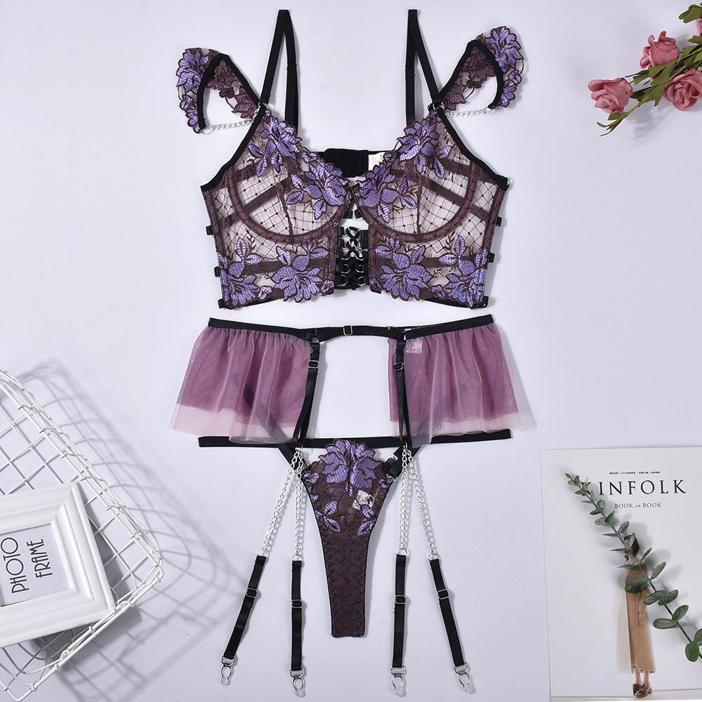 Irresistible Chain Bra Lingerie Set