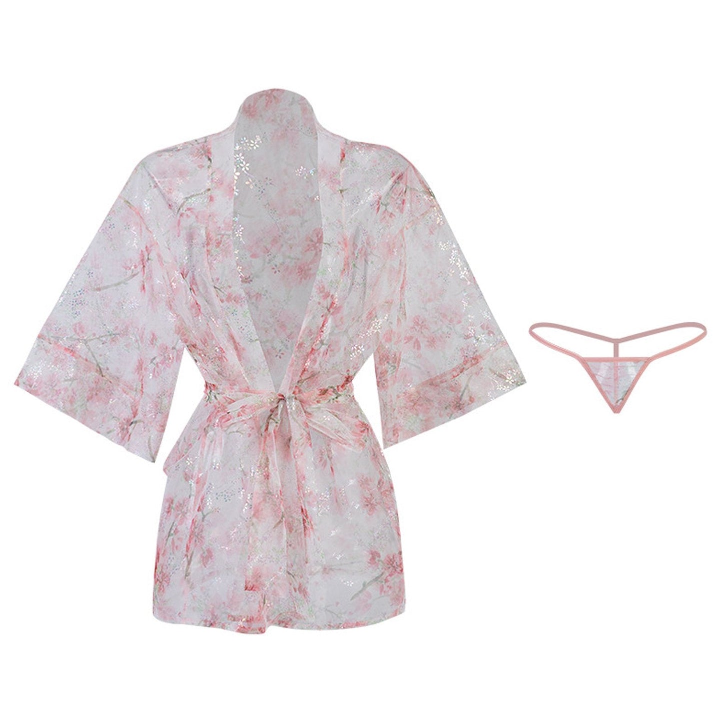 Anime Geisha Lingerie V-Neck Robe