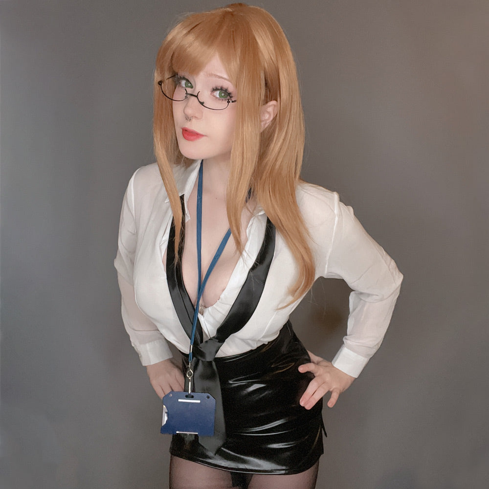 Emma Anime Cosplay Latex Skirt