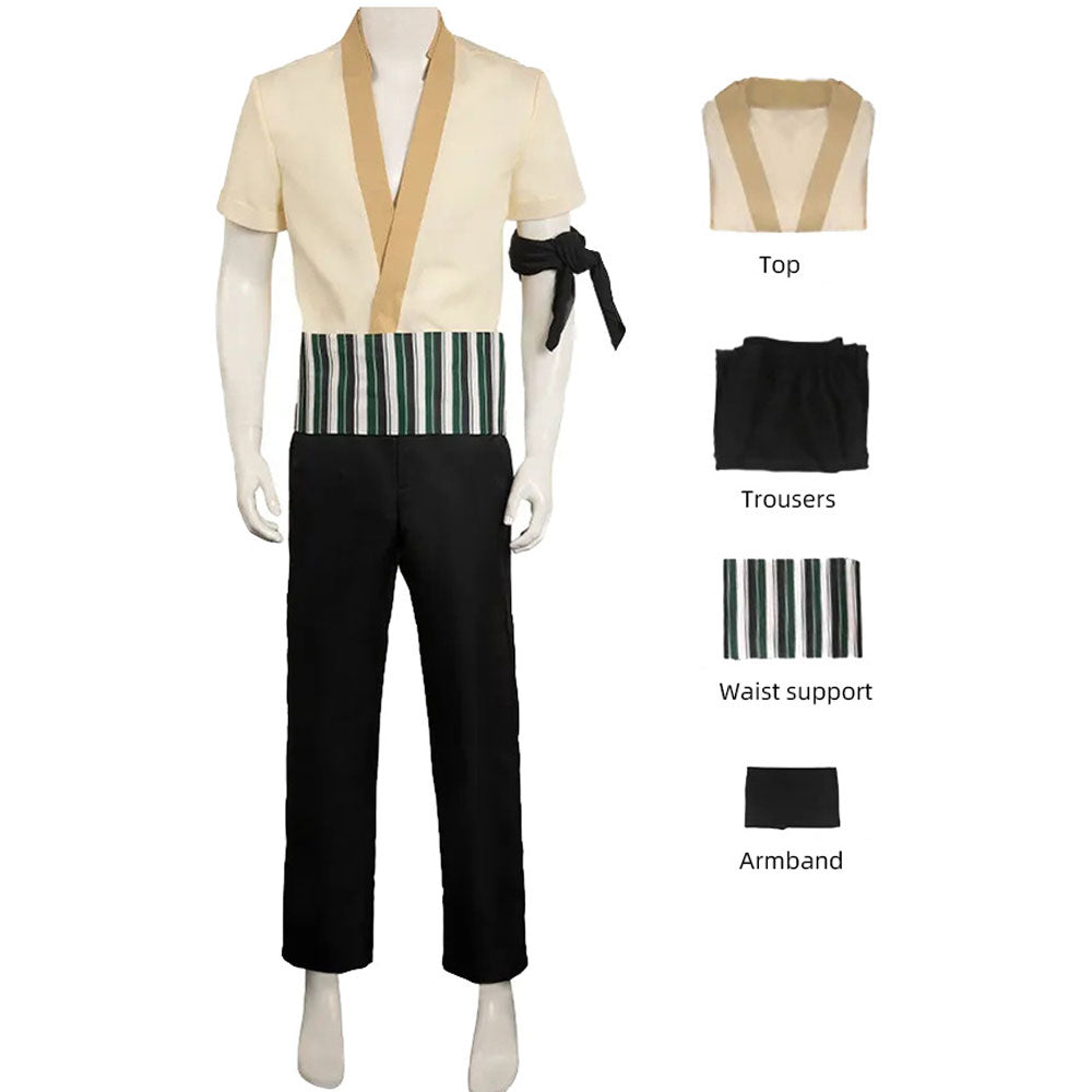 Zoro Anime Cosplay Costume Adults