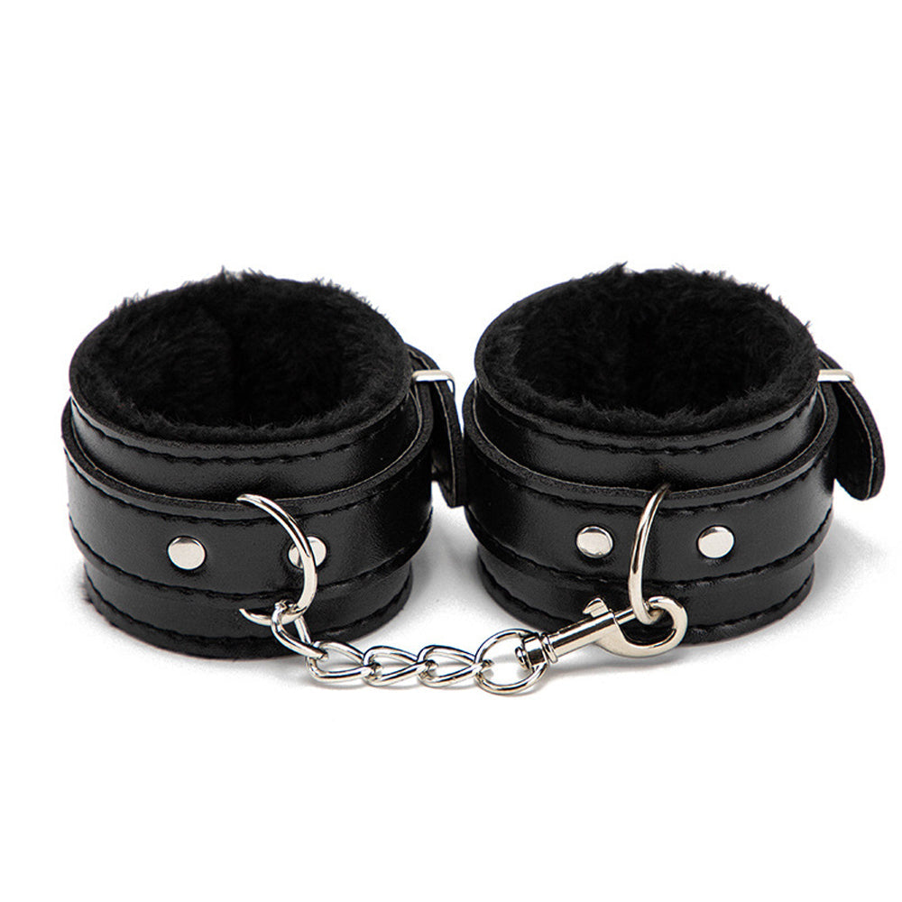 Furry Cosplay Handcuffs with Adjustable Buckle