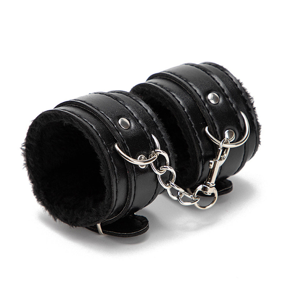 Furry Cosplay Handcuffs with Adjustable Buckle