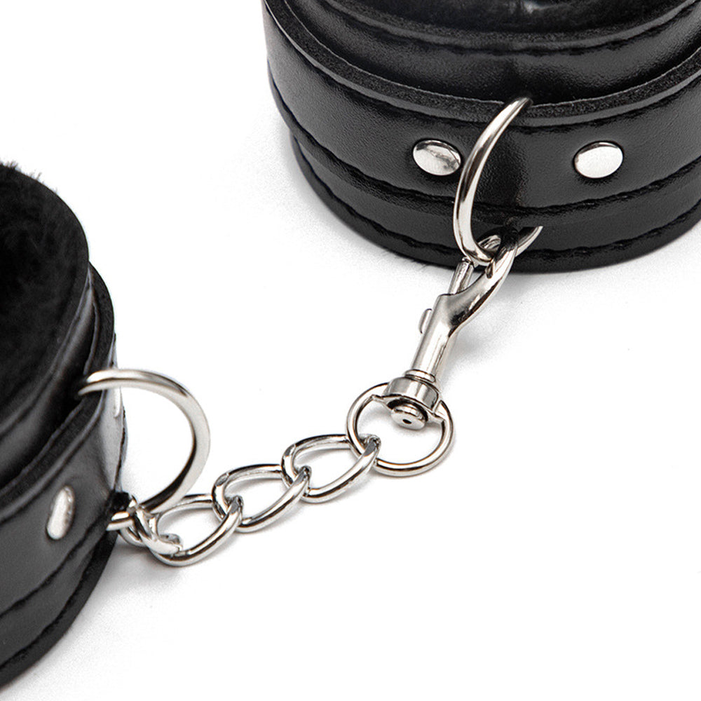 Furry Cosplay Handcuffs with Adjustable Buckle