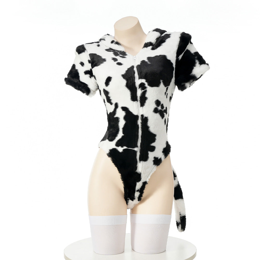 Cow Cosplay Lingerie Bodysuit