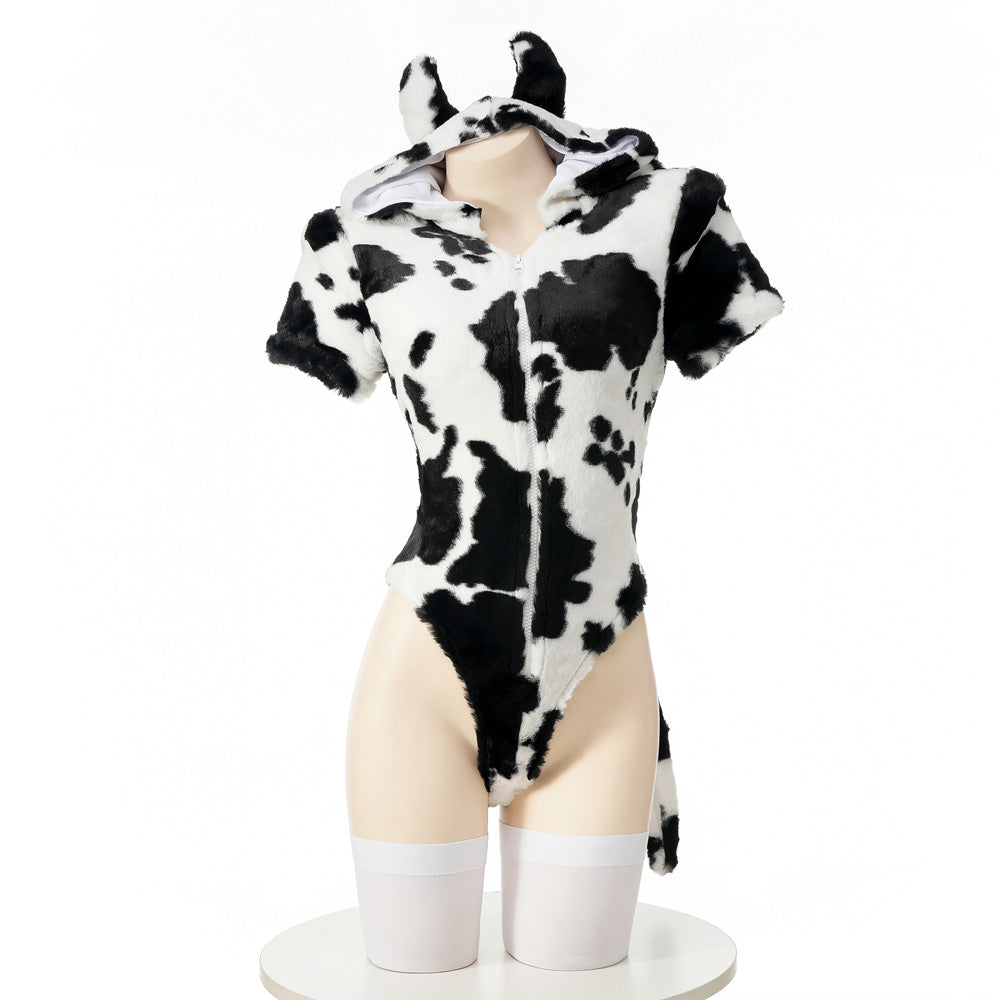 Cow Cosplay Lingerie Bodysuit