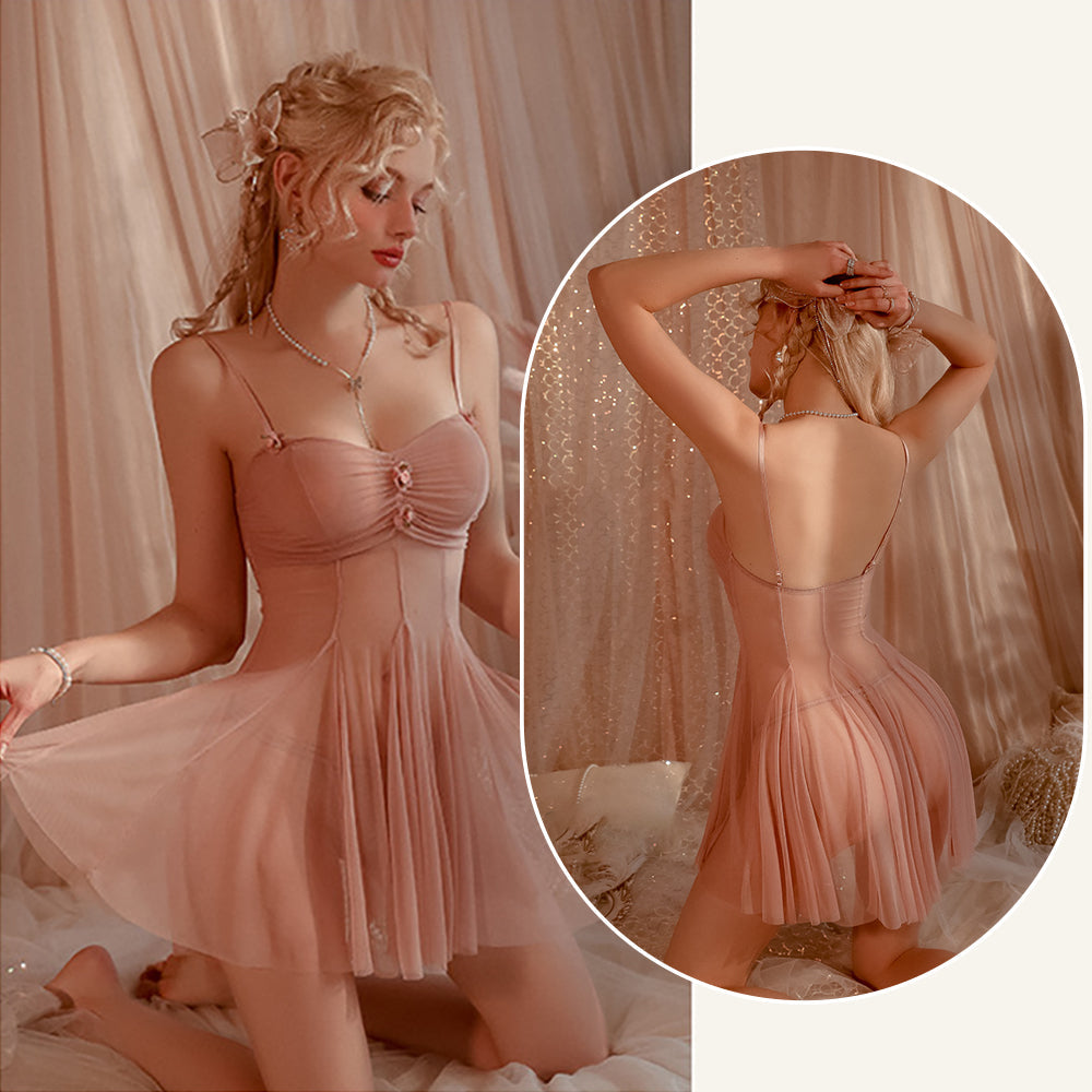 Babydoll Set Sheer Mesh