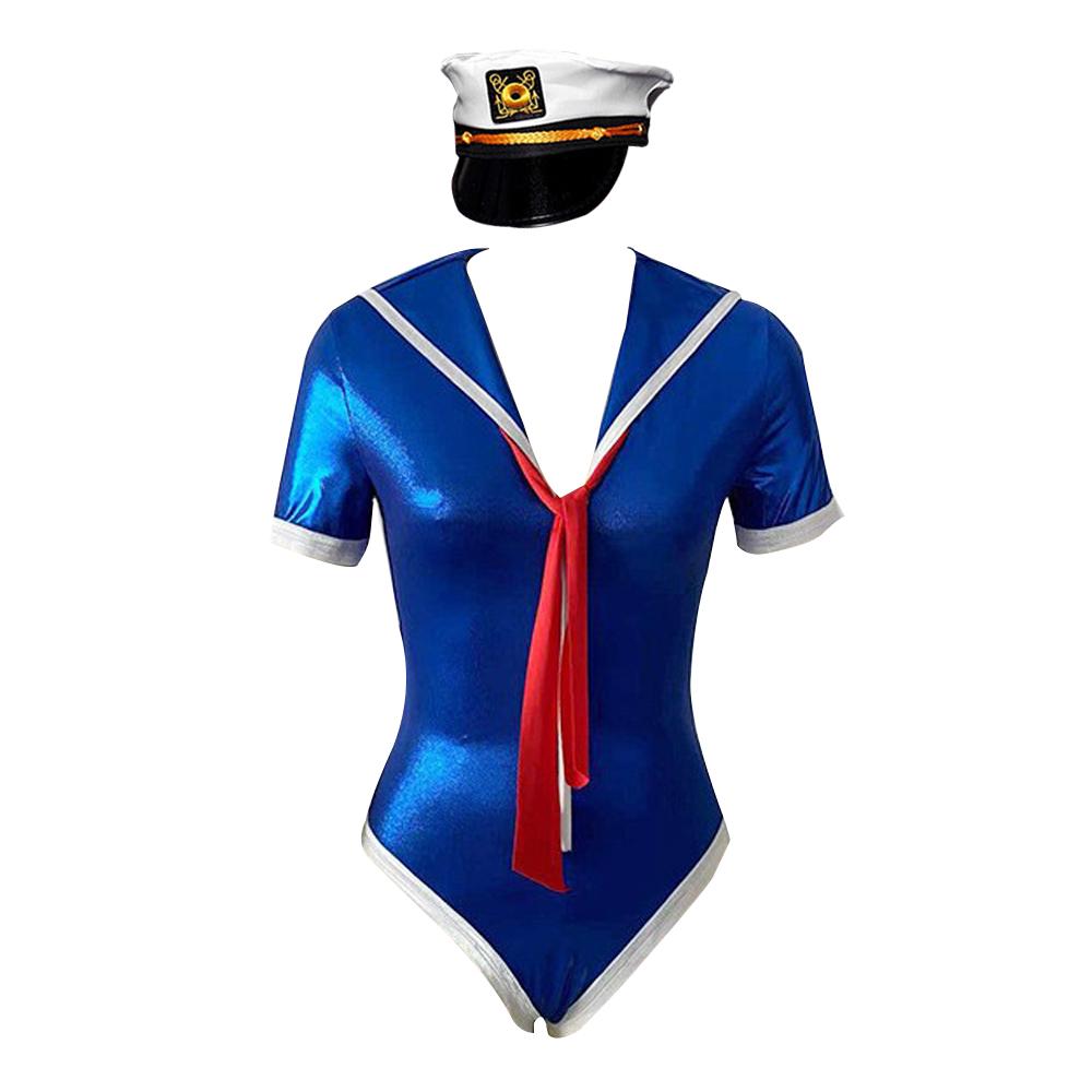 Sailor Bodysuit with Captain Hat