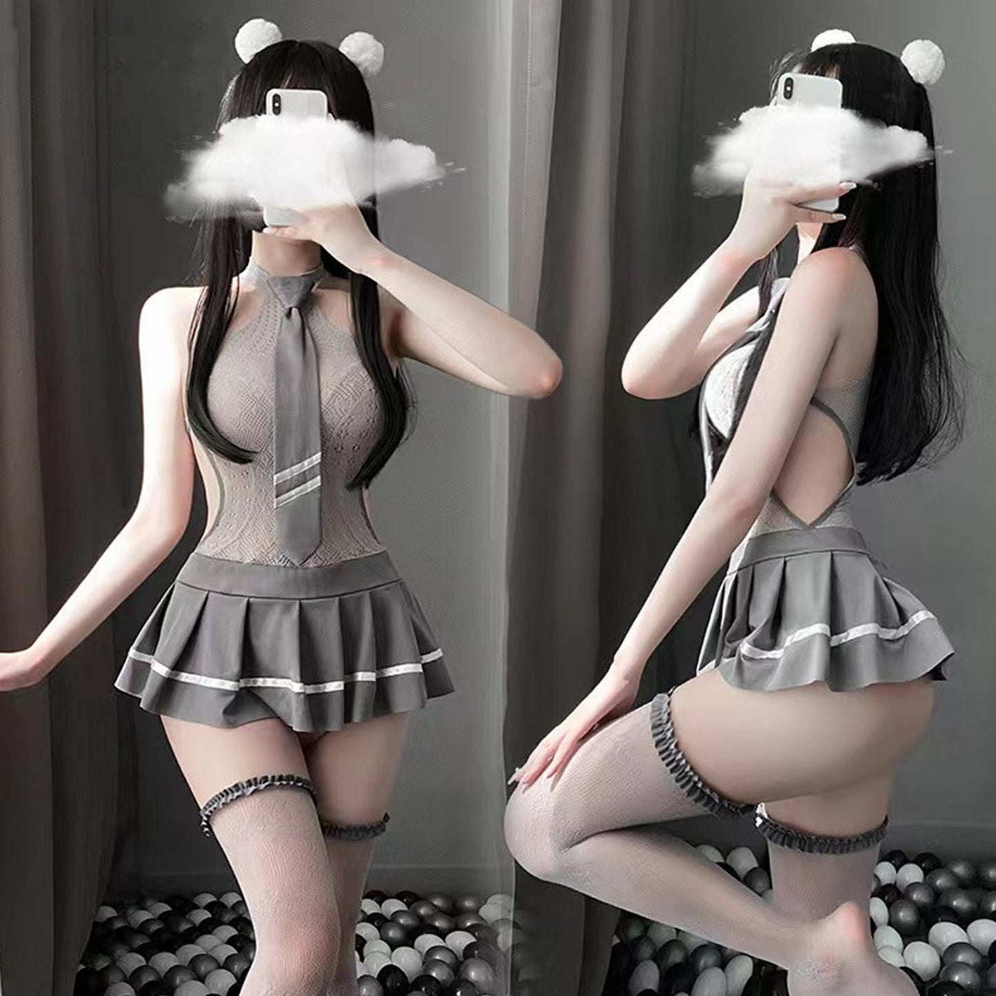 Japanese Student Roleplay Lingerie Dress