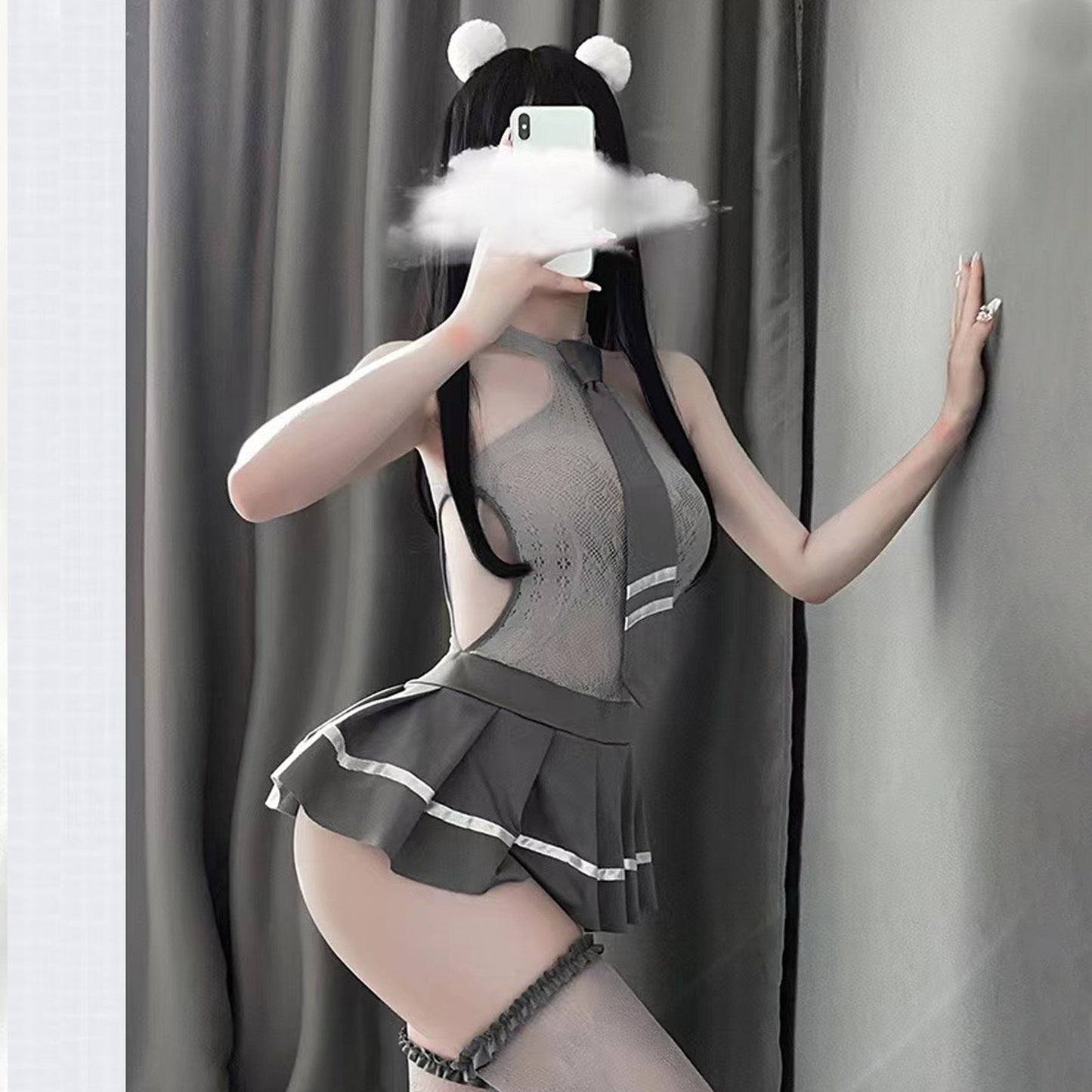 Japanese Student Roleplay Lingerie Dress