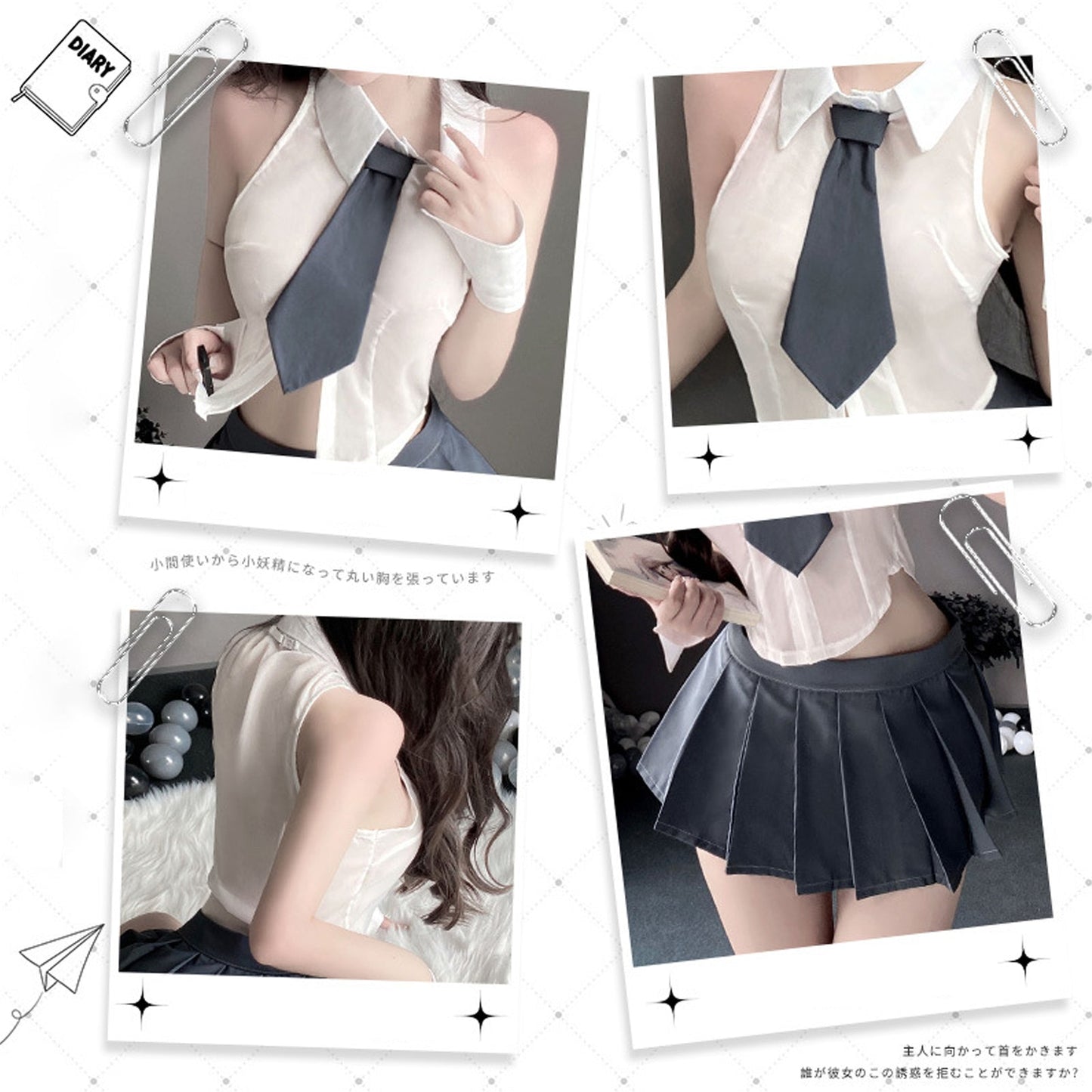 Anime Schoolgirl Costume