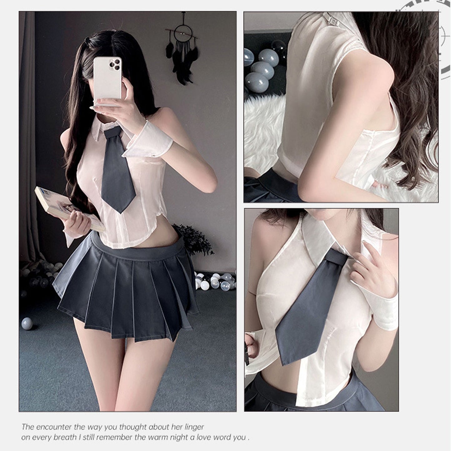 Anime Schoolgirl Costume