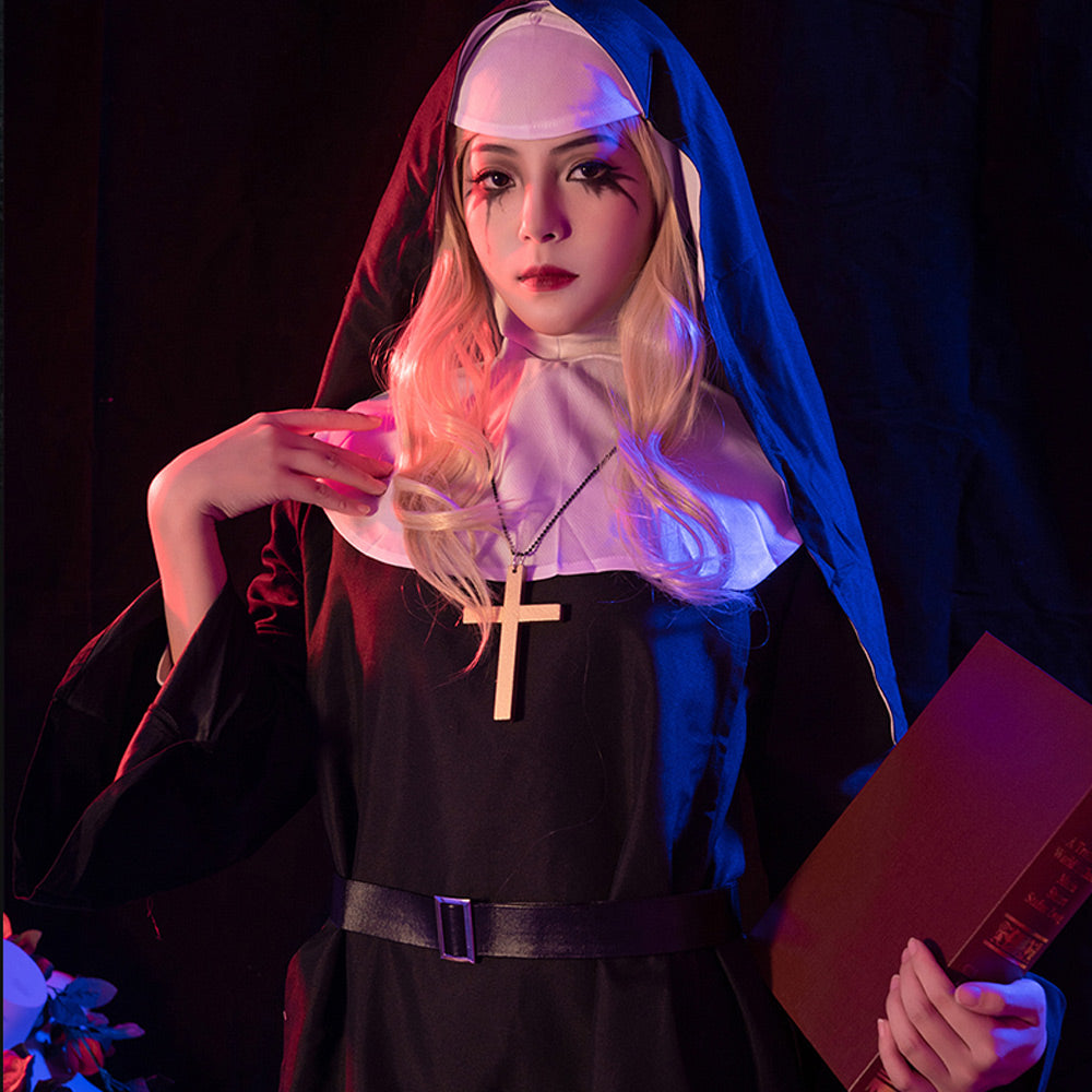 Plus Size Scary Nun Costume