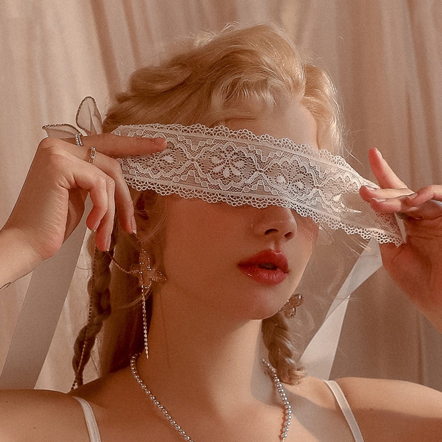 Lace Blindfold Eye Mask Set