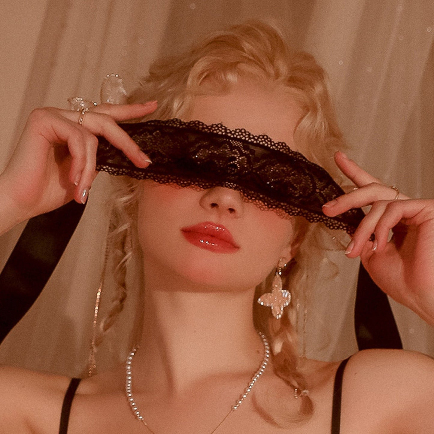 Lace Blindfold Eye Mask Set