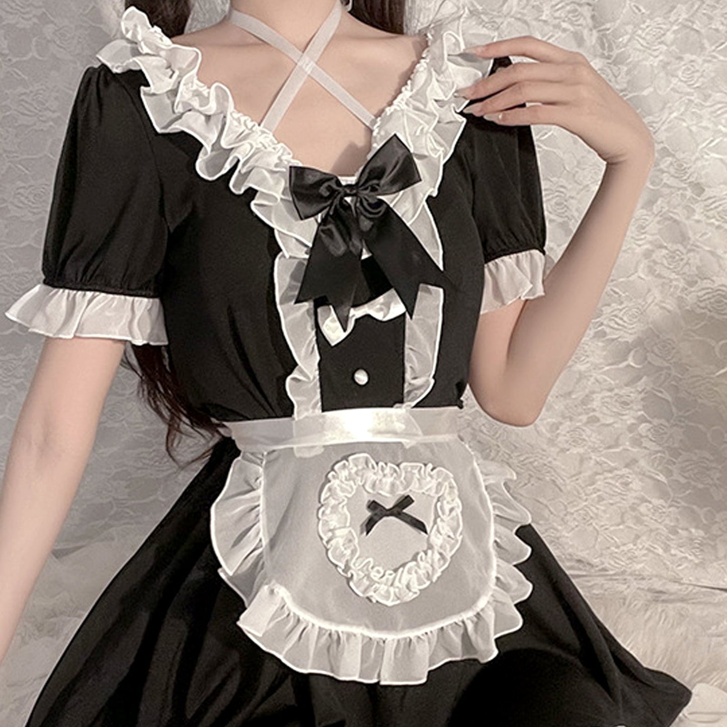 Japanese Lolita Cosplay Maid Outfit