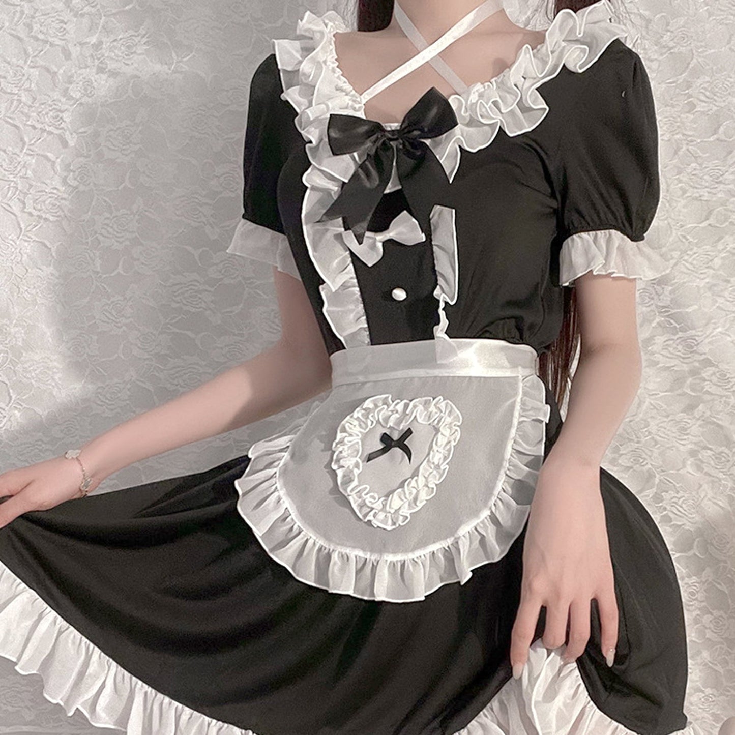 Japanese Lolita Cosplay Maid Outfit