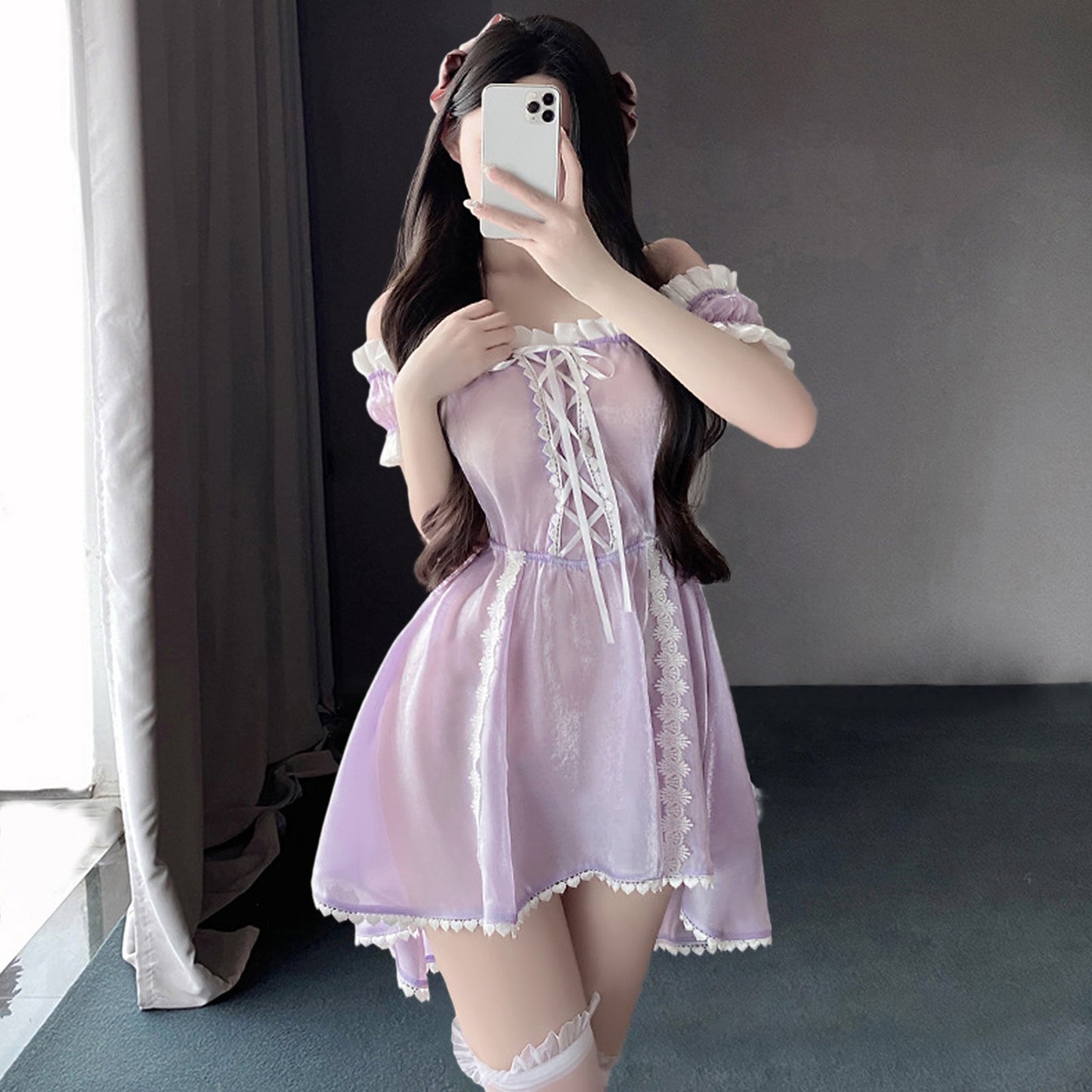 Purple Lolita Cosplay Princess Dress