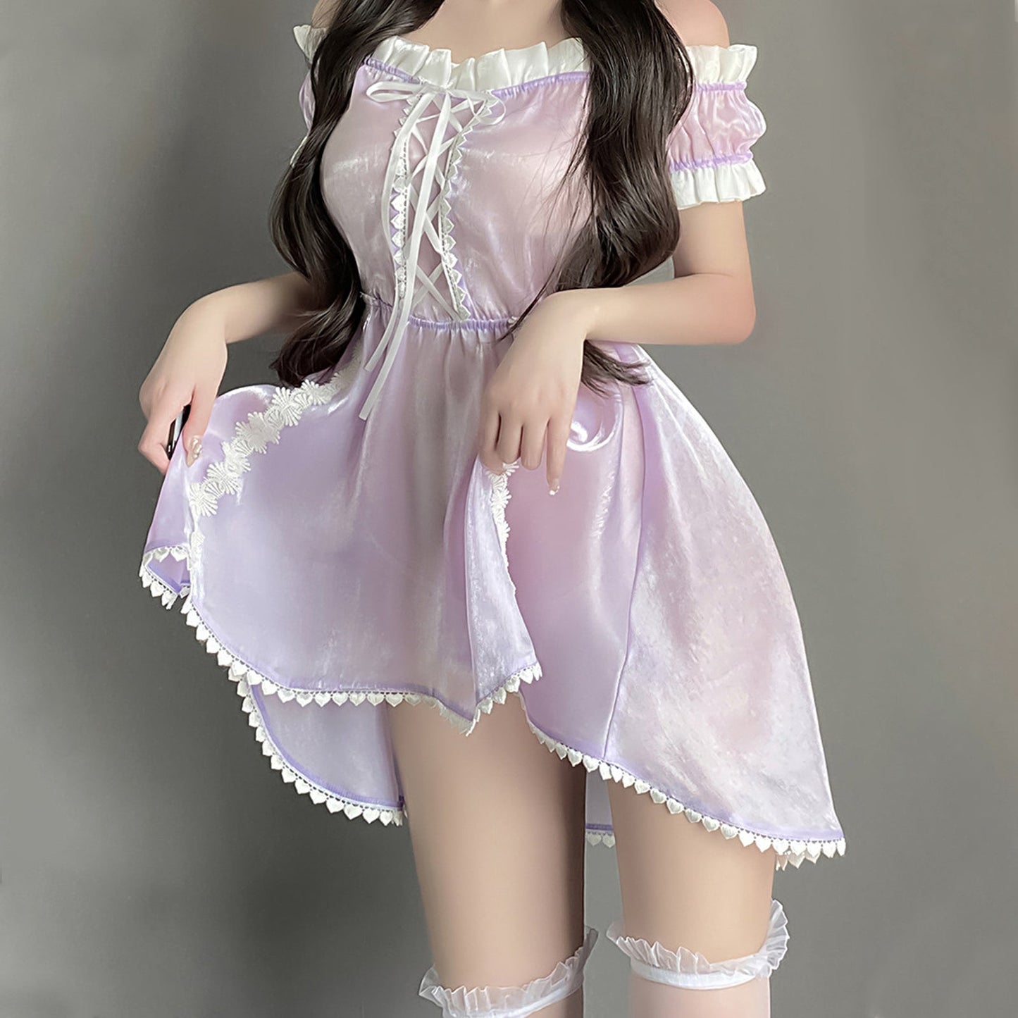 Purple Lolita Cosplay Princess Dress