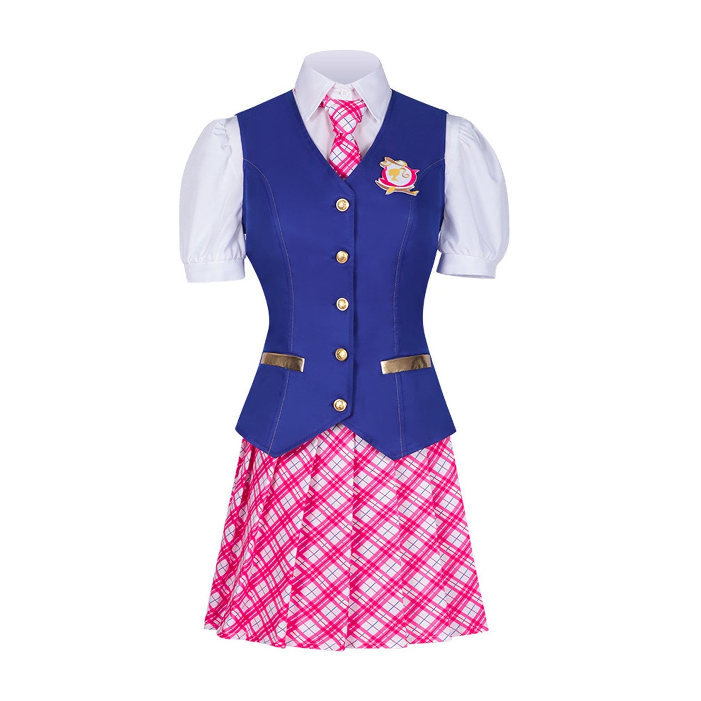 Barbiecore Princess School Uniform Costume