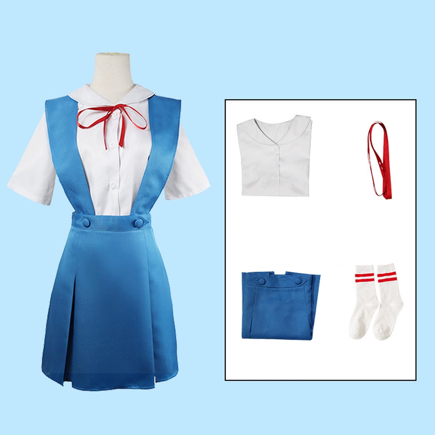 Asuka & Rei Anime School Cosplay