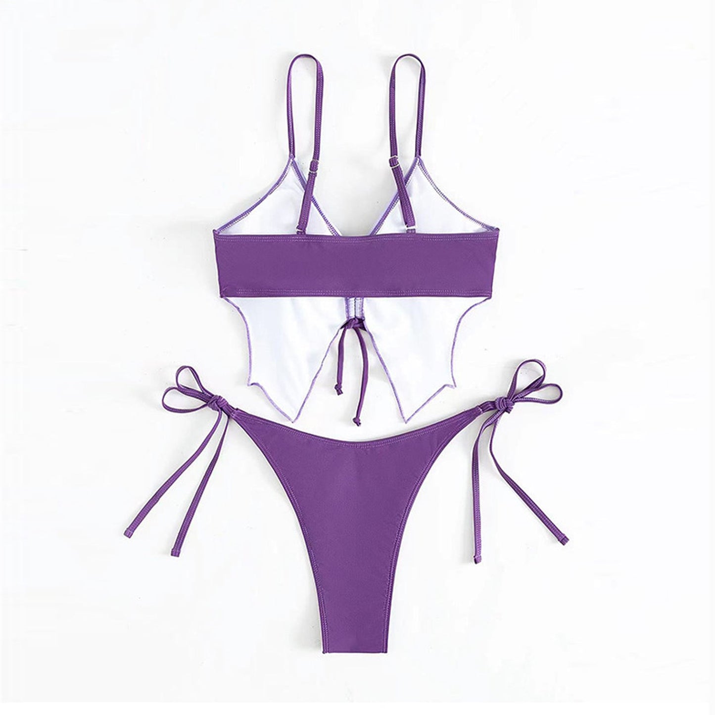 Butterfly Bikini Set with Drawstring