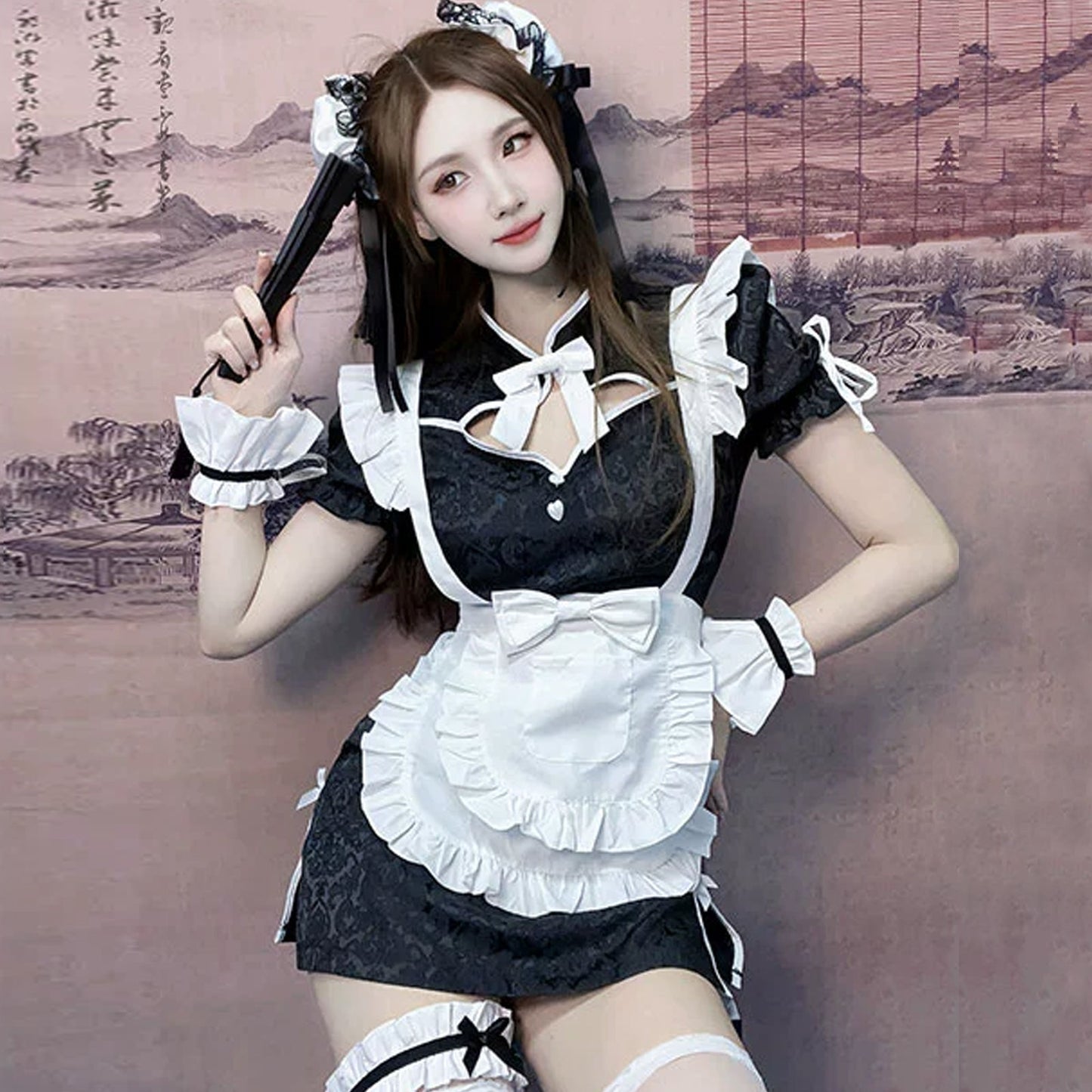 Charming Cheongsam Lingerie Set