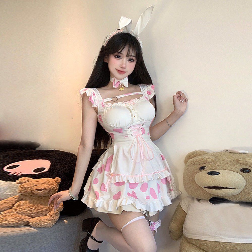 Amorino Cow Cosplay Lingerie Outfit