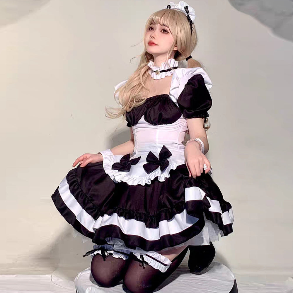 Gothic Lolita Anime Maid Costume