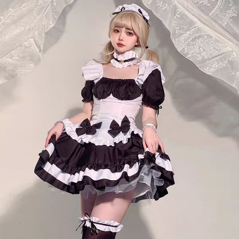 Gothic Lolita Anime Maid Costume