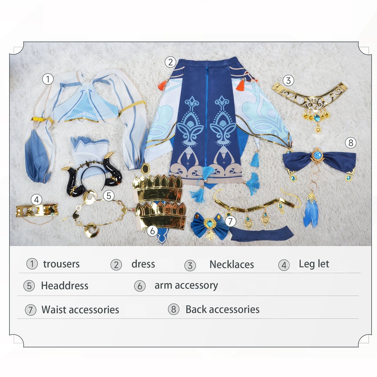 Nilou Genshin Impact Cosplay Costume