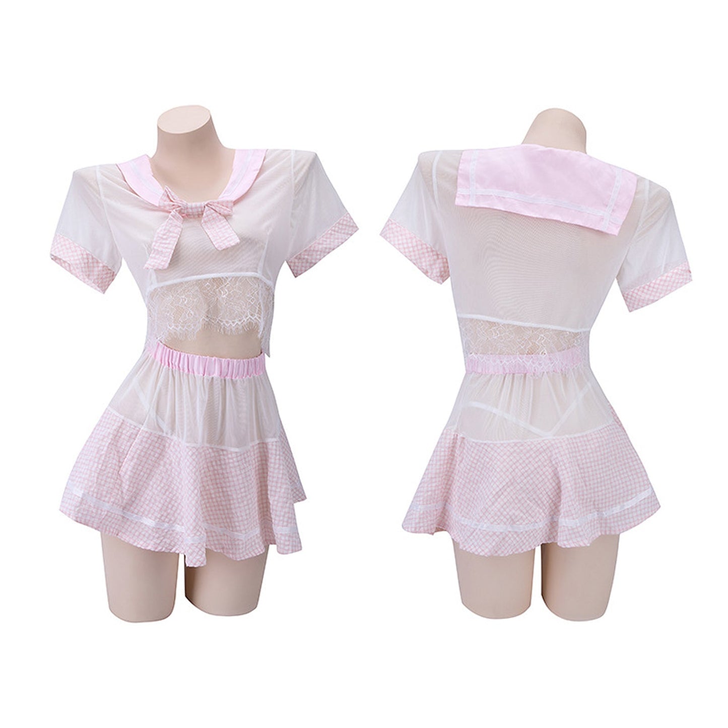 Irresistible Japanese Schoolgirl Cosplay Lingerie
