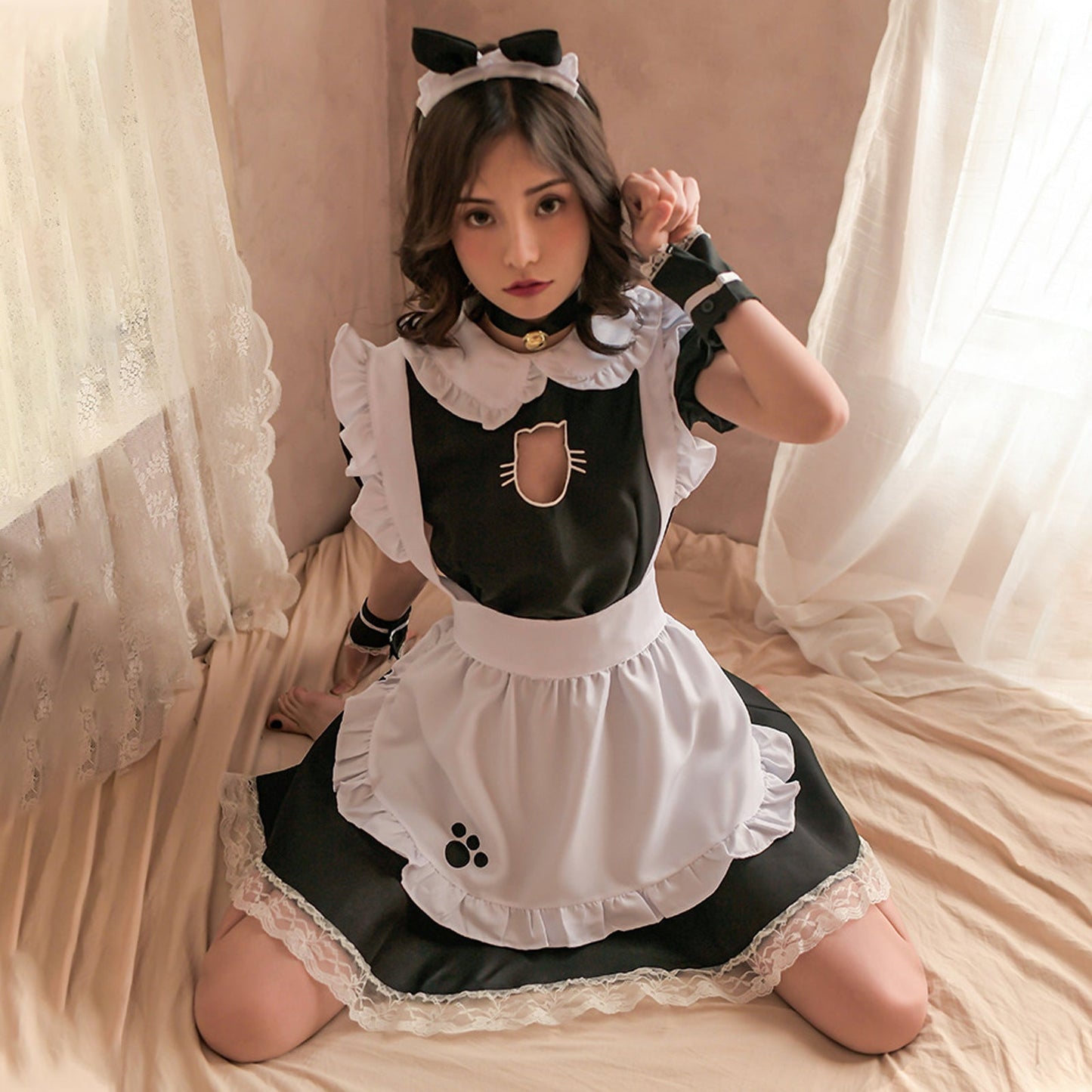 Cute Lolita Cat Maid Costume