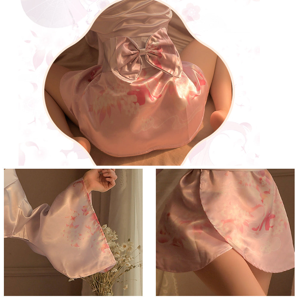 Amorino Floral Kimono Dress Geisha Costume