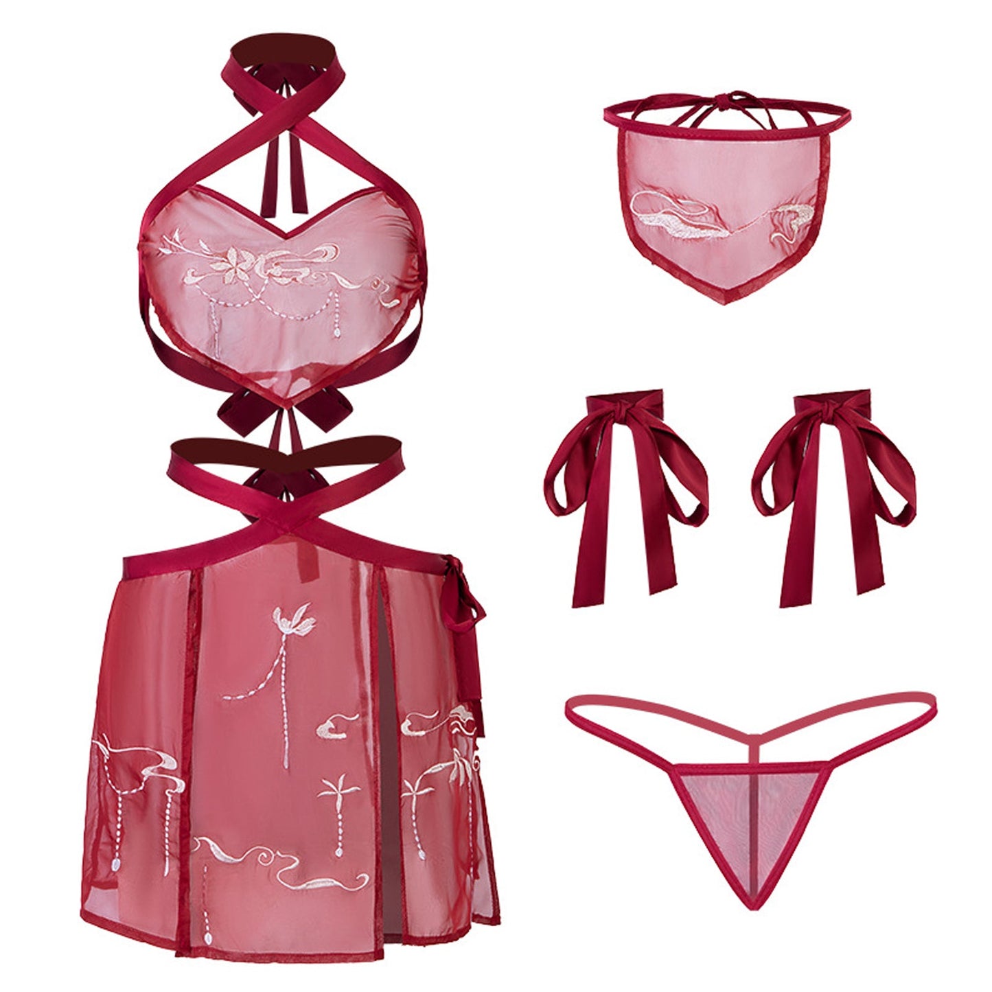 Geisha Cosplay Lingerie Set