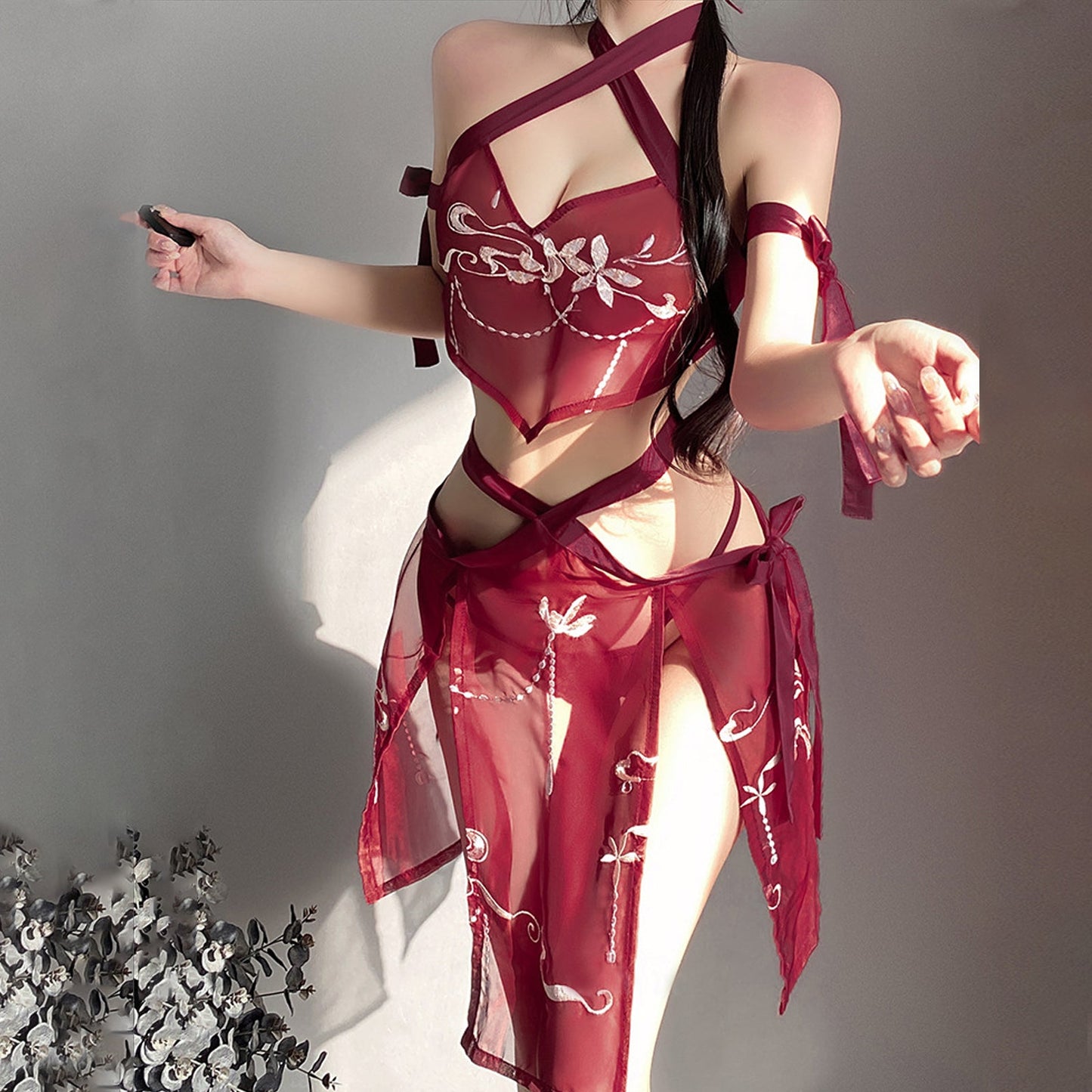 Geisha Cosplay Lingerie Set