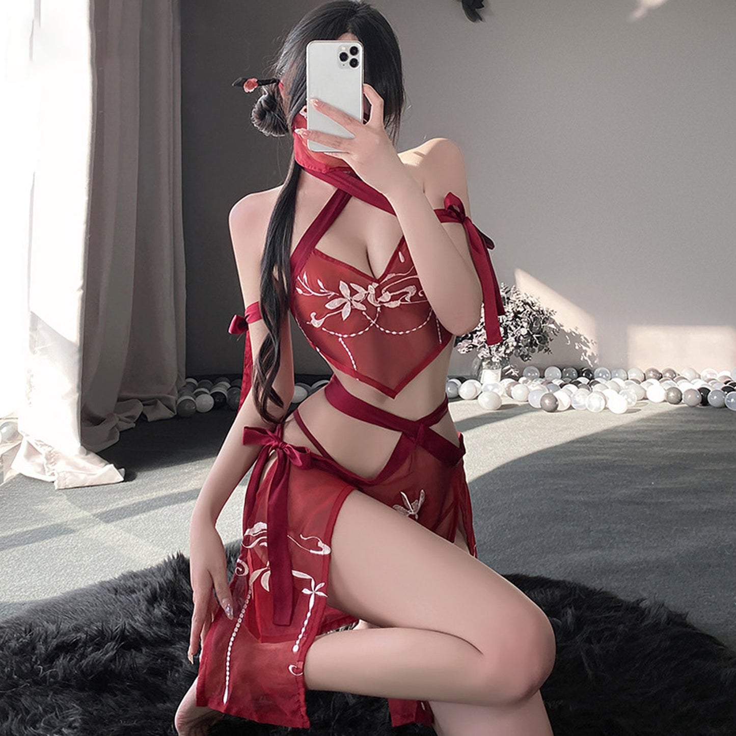 Geisha Cosplay Lingerie Set