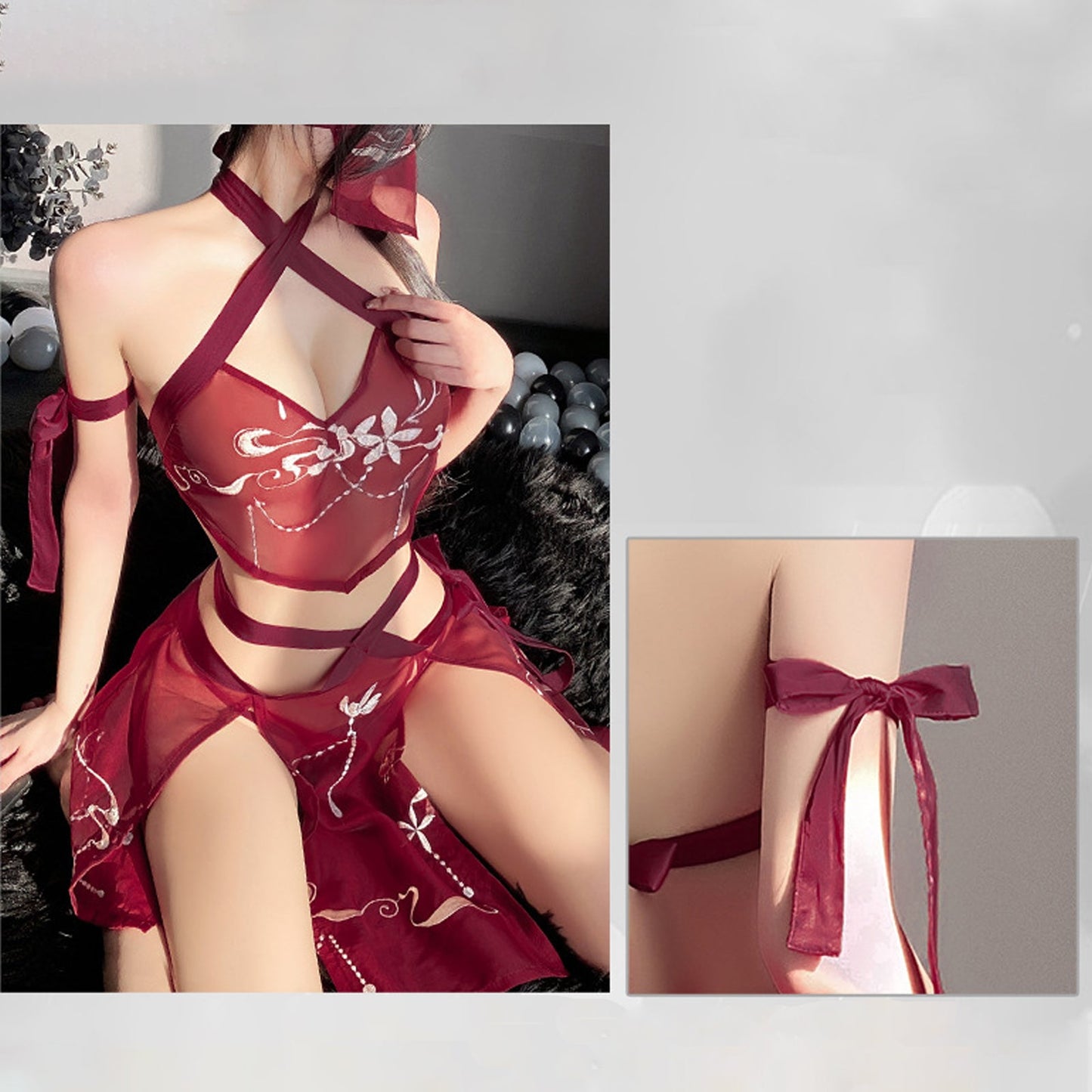 Geisha Cosplay Lingerie Set